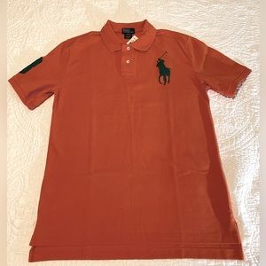 Ralph Lauren Polo Shirt - Orange, Size XL